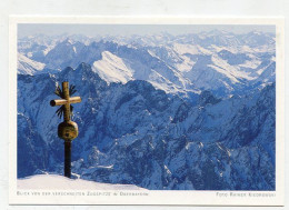 AK 145337 GERMANY - Blick Von Der Verschneiten Zugspitze In Oberbayern - Zugspitze