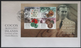 Cocos Islands 2020 FDC Sc 413a Currency Of The Clunies-Ross Era Sheet - Cocos (Keeling) Islands