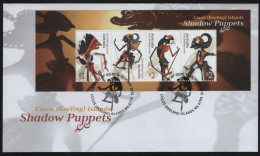 Cocos Islands 2018 FDC Sc 402a Shadow Puppets Sheet - Cocos (Keeling) Islands