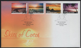 Cocos Islands 2012 FDC Sc 361-364 Colourful Skies - Cocos (Keeling) Islands