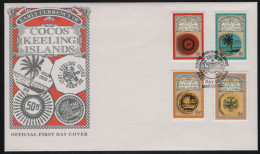 Cocos Islands 1993 FDC Sc 274-277 Island Currency - Cocos (Keeling) Islands