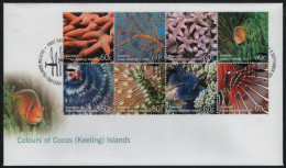 Cocos Islands 2011 FDC Sc 360 Colourful Corals, Marine Life - Cocos (Keeling) Islands