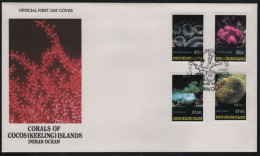 Cocos Islands 1993 FDC Sc 270-273 Corals - Cocos (Keeling) Islands