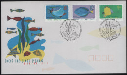 Cocos Islands 1995-97 FDC Sc 304-315 Fish - Cocos (Keeling) Islands