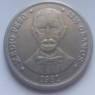 1/2 Peso 1981 Republica Dominicana - Dominicana