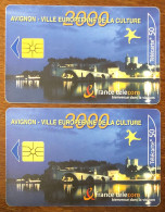 AVIGNON TELECARTE REF PHONECOTE F1059 & 1059a TELEFONKARTE SCHEDA TARJETA PHONECARD PREPAID PREPAYÉE - 2000