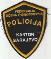 WAR IN BOSNIA, BOSNIEN  --  PATCH  -- 1991 - 1995  --  FEDERACIJA BOSNE I HERCEGOVINE  --   POLICIJA  -  KANTON SARAJEVO - Patches