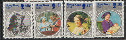 Hong Kong  1985  SG 493-6  Life And Times Queen Mother   Mounted Mint - Neufs