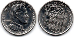 MA 23704 / Monaco 1 Franc 1979 SUP - 1960-2001 Francos Nuevos