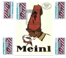 0559o: Österreich 1998; Josef Binder, Logoerfinder Julius Meinl Kaffee, Maximumkarte Plus **/o Ausgaben - Alimentation