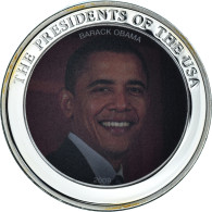 États-Unis, Médaille, Les Présidents Des Etats-Unis, Barack Obama, FDC - Autres & Non Classés