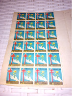 PAGELLA 1954 CON 24 MARCHE DA BOLLO LIRE 10 ANTITUBERCOLARI - Revenue Stamps