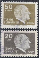 Türkei Turkey Turquie - Atatürk (MiNr: 2508/9) 1980 - Gest. Used Obl - Used Stamps