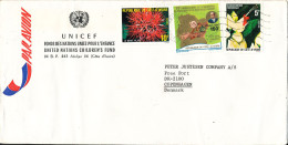 Ivory Coast Registered Cover Sent Air Mail To Denmark 1-11-1981 Topic Stamps (sent From The UN Children's Fund Abidjan) - Côte D'Ivoire (1960-...)