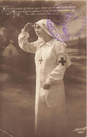 Croix Rouge * Carte Photo WW1 Guerre 14/18 War * Infirmère Red Cross * CACHET Militaire Hôpital Coetlogon Militaria - Oorlog 1914-18