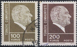 Türkei Turkey Turquie - Atatürk (MiNr: 2418/9) 1979 - Gest. Used Obl - Usati