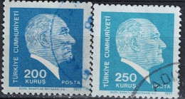 Türkei Turkey Turquie - Atatürk (MiNr: 2429/30) 1977 - Gest. Used Obl - Gebruikt