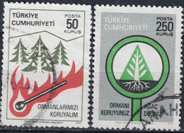 Türkei Turkey Turquie - Erhaltung Des Waldes (MiNr: 2441/2) 1977 - Gest. Used Obl - Usati