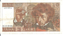 FRANCE 10 FRANCS 1977 VF P 150 C - 10 F 1972-1978 ''Berlioz''