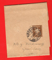 ZVR-32  Ganzsache Entier Postal Edelweiss  Helvetia  Cachet Genève 1954 Sur Bande De Journal - Entiers Postaux