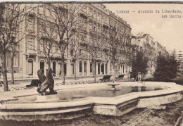 PORTUGAL - Lisboa - Avenida Da Liberdade, Um Trecho - Carte Postale Ancienne - Lisboa