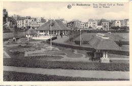 BELGIQUE - Blankenberge - Golf En Tennis - Carte Postale Ancienne - Blankenberge