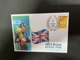 12-7-2023 (1 S 57) Formula One - 2023 British Grand Prix - Winner Max Verstappen (9 July 2023) OZ Stamp - Autres & Non Classés