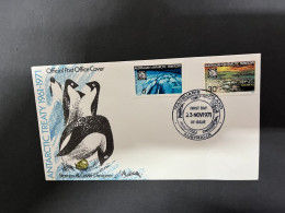 12-7-2023 (1 S 57) Australian FDC - AAT - 1971 (scarce FDC...) Macquerie Island Postmark - FDC