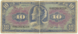 U. S. A. - 10 Dollars - ND ( 1964 ) - Pick: M 56 - Series 611 - Military Payment Certificate United States America - 1964-1969 - Reeksen 611