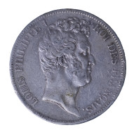 5-Francs Louis-Philippe Tranche En Creux 1830 Nantes - 5 Francs