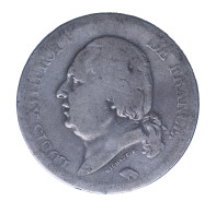 Louis XVIII 5 Francs 1821 Lille - 5 Francs