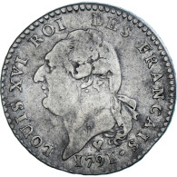 Monnaie, France, Louis XVI, 15 Sols Français, 1791, Strasbourg, TB+, Argent - Other & Unclassified