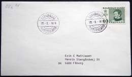 Greenland 1975 SARFANGUAQ 18-8-1975 PR.HOLSTEINSBORG   ( Lot 6502  ) - Storia Postale