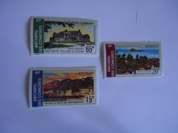 COMOROS  MNH STAMPS  3 SET   LANDSCAPES - Comores (1975-...)