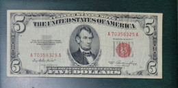 U.S.A. 5 Dollars 1953. BF/BC Banknote. - Biljetten Van De Verenigde Staten (1928-1953)