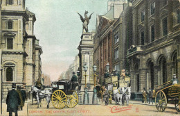 Delcampe - England London Fleet Street The Griffin Statue Raphael Tuck & Sons "Charmette" Postcard - Tuck, Raphael