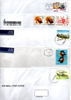 China, 5 Air Mailed Letters (2) - Briefe U. Dokumente