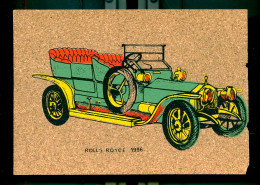 002 - AUTOMOBILE - ROLLS ROYCE 1906 - CP Sur Liège - Création Olbidecor - HYERES - Colecciones Y Lotes