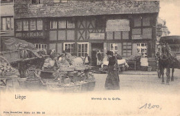 Belgique - Liège - Marché De La Goffe - Nels - Animé - Oblitéré1902  - Carte Postale Ancienne - Luik