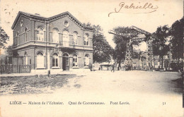 Belgique - Liège - Maison De L'éclusier - Quai De Coronmeuse - Pont Levis  - Carte Postale Ancienne - Lüttich