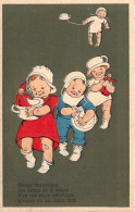 Fantaisies - Cortège Humoristique Des Enfants De La Maison... - Poême - Carte Postale Ancienne - Bebes