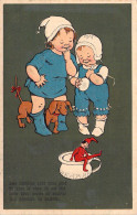 Fantaisies - Des Bambins Sont Sans Pitié Et Dans Le Vase ..... - Poême - Carte Postale Ancienne - Baby's