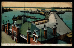 Ref 1621 - Early FGO F.G.O. Stuart Postcard - The Pier Southampton No. 888 - Hampshire - Southampton