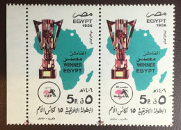 Egypt 1986 African Nations Cup Winners MNH - Unused Stamps