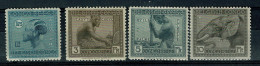 Ref 1622 - Belgian Congo Now Zaire - 1923 (4) Mint Stamps Ex Belgium Colony - Ungebraucht