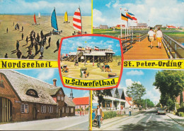 D-25826 St. Peter-Ording - Alte Ansichten - Hauptstraße - Strand - Kirche - Nice Stamp "Airbus" - St. Peter-Ording