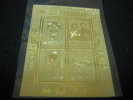 Gold Foil Taiwan 2004 Inaug. 11th President A-Bian S/s Unusual Map - Nuovi