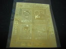 Gold Foil Taiwan 2004 Inaug. 11th President A-Bian S/s Unusual Map - Ongebruikt