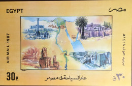 Egypt 1987 Tourism Minisheet MNH - Unused Stamps