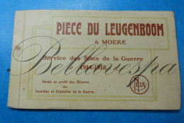 MOERE Piece Du Leugenboom Carnet X 10 Cpa 1914-1918 Sites De La Guerre - Kerken En Kloosters